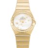 24MM Yellow Gold set with Diamonds Replica Omega Constellation 123.55.24.60.05.002