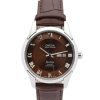 41 MM Steel Brown Replica Omega De Ville Hour Vision