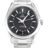 43 MM Steel Black Baton Replica Omega Aqua Terra 150m Gents 231.10.43.22.01.001