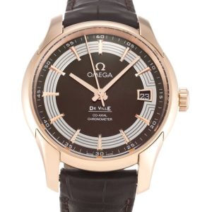 41MM Red Gold Replica Omega De Ville Hour Vision 431.63.41.21.13.001